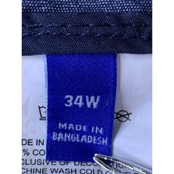 Nautica Seersucker Pink Cotton Burmuda Shorts Cruise Ship Size 34 6366 GUC - Picture 7 of 11